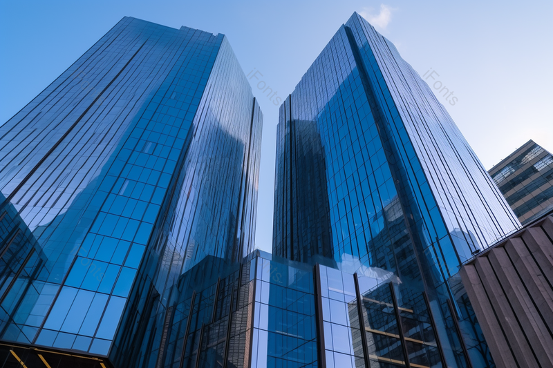 黄昏下的外滩金融中心建筑大楼摄影实拍,高清,摄影图,摄影图片,图片大全,摄影图免费下载